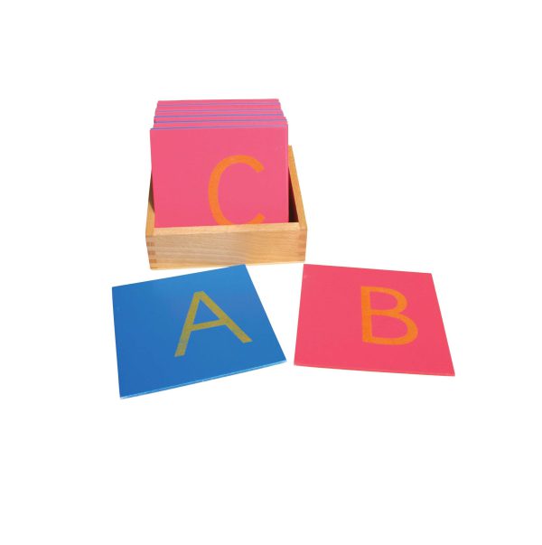 Montessori Sandpaper letter - Capital